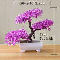 Artificial Tree Bonsai Simulation Plants Pot Plants for Garden Table Home Room Bedroom Decoration Outdoor Fake Plant Ornaments