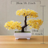 Artificial Tree Bonsai Simulation Plants Pot Plants for Garden Table Home Room Bedroom Decoration Outdoor Fake Plant Ornaments