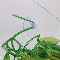 Reptile Plants Hanging Silk Terrarium Plants with Suction Cup, 12 Inches