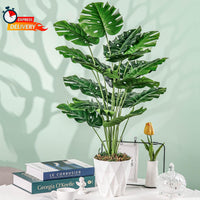 Der Rose 28" Tall Fake Plants Large Artificial Monstera Faux Potted Plants Indoo