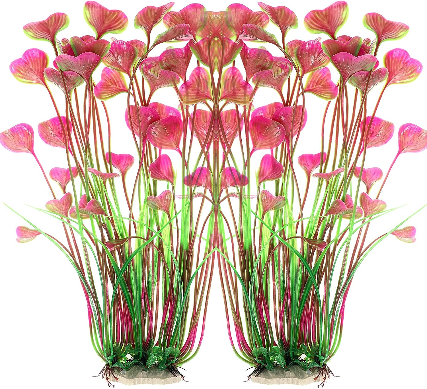 Fish Tank Decorations Plastic Plants Large,Aquarium Artificial Plants Decoration