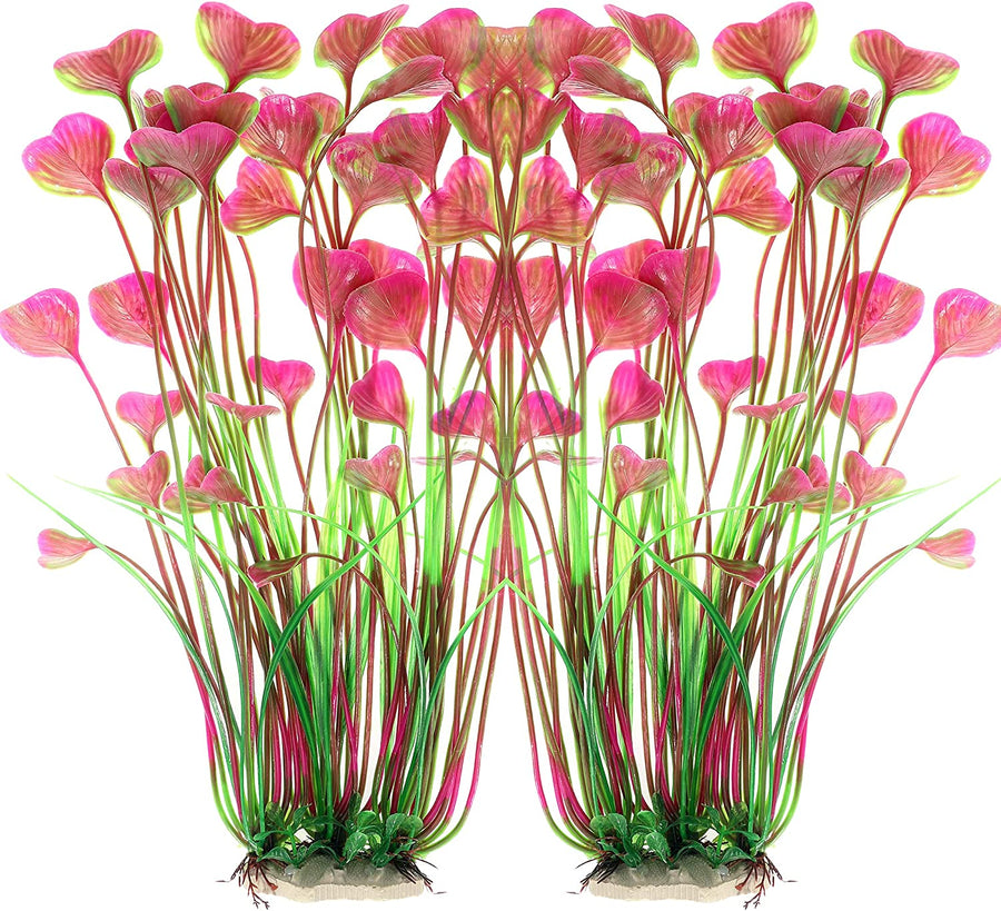Fish Tank Decorations Plastic Plants Large,Aquarium Artificial Plants Decoration