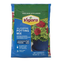 10 Qt. All Purpose Potting Soil Mix for Indoor or Outdoor Use for Fruits, Flowers, Vegetables and Herbs - Bumble Plants