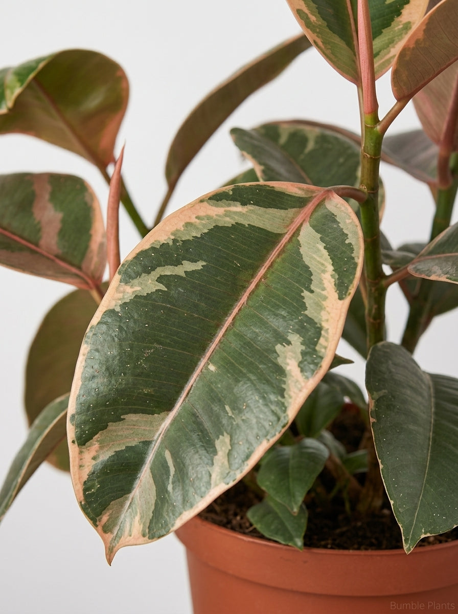 Ficus Elastica 'Ruby Pink' Rubber Plant