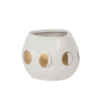 White Ceramic Wonder Pot - Bumble Plants