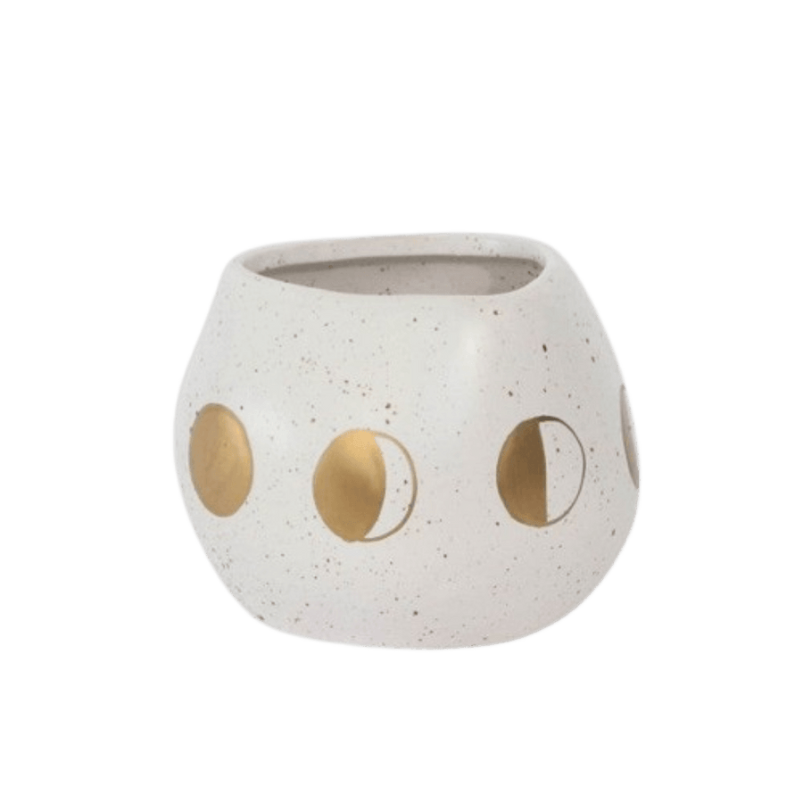White Ceramic Wonder Pot - Bumble Plants