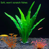 Fish Tank Decorations Plants, 11Pcs Aquarium Decorations Plants, Fish Aquarium Decor Artificial Plant, Fish Aquarium Accessories