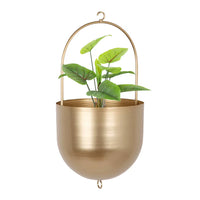 Hanging Planter Pots Minimalist Hanging Flower Pots Metal Hanging Plant Baskets Creative for Indoor Outdoor Garden Balcony