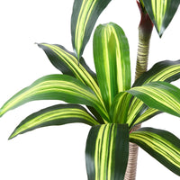 Artificial Plants, 6Ft Fake Dracaena Tree in Black Plastic Pot, Faux Plants Indoor Outdoor Decor, Silk Plants for Home Decor Office Porch Patio Perfect Housewarming Gift