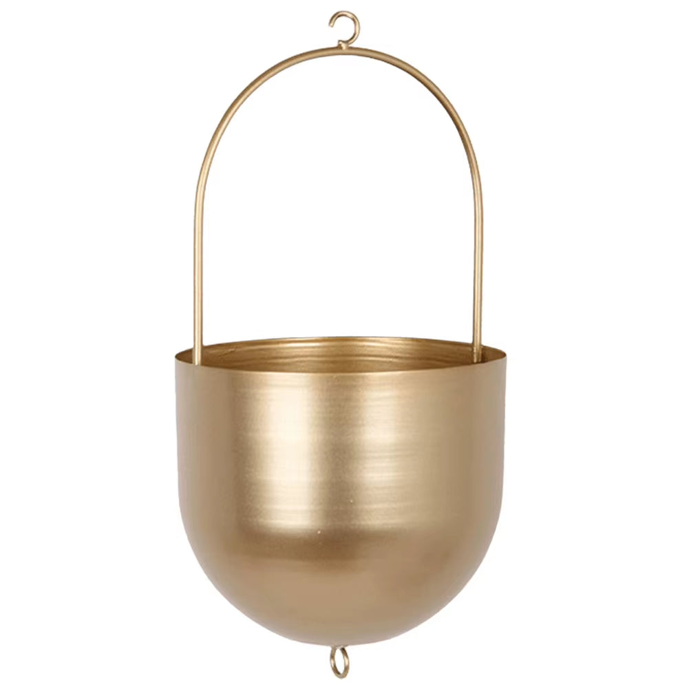 Hanging Planter Pots Minimalist Hanging Flower Pots Metal Hanging Plant Baskets Creative for Indoor Outdoor Garden Balcony