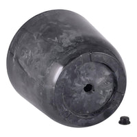 7.5 In. X 6.5 In. Marble Gray Plastic Pot (2-Pack)