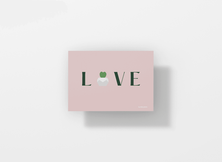 Love Day Plant Card - Bumble Plants