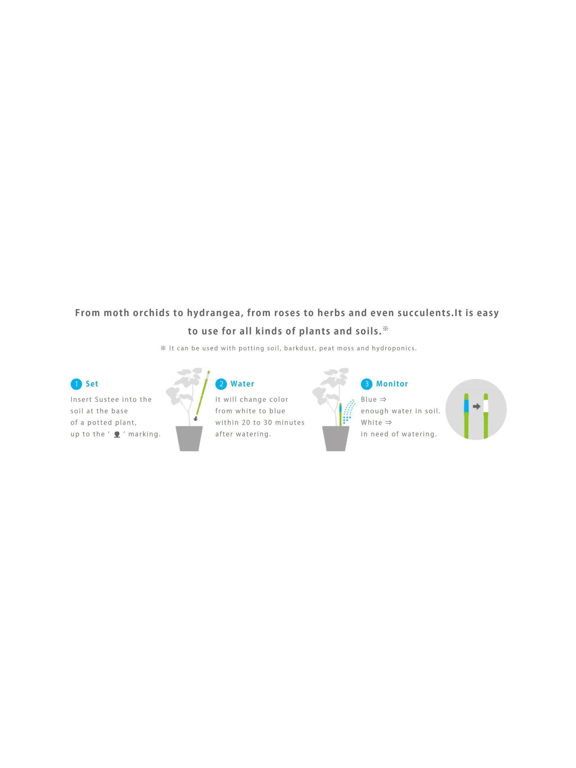 Sustee Aquameter Plant Moisture Sensor - Bumble Plants